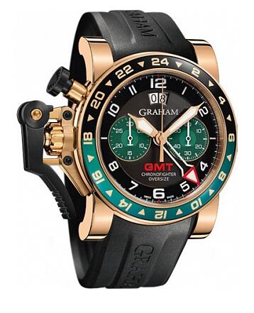 Replica Graham Watch 2OVGR.B16A.K10B Chronofighter Oversize GMT Black Gold